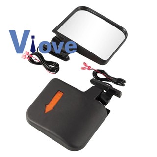 กระจกมองข้าง พร้อมไฟเลี้ยว LED สําหรับรถกอล์ฟ Club EZGO Yamaha และรถกอล์ฟอื่น ๆ