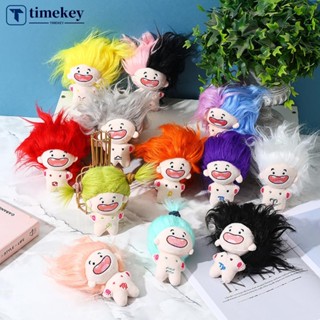 Timekey พวงกุญแจตุ๊กตาผ้าฝ้าย แบบนิ่ม 10 ซม. 1 ชิ้น I8W6