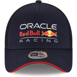 หมวกรถบรรทุก ลาย Red Bull Racing F1 สีน้ําเงิน สไตล์คลาสสิก