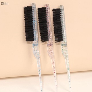 [Dhin] 1 Pcs Professional Hair Brushes Comb Teasing Backcombing Hair Brush Slimline Styling Tools 3 Colors Wholesale Hair Comb COD