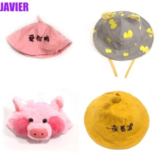 JAVIER Lalafanfan หมวกตุ๊กตาเป็ด สีเหลือง 30 ซม. อุปกรณ์เสริม