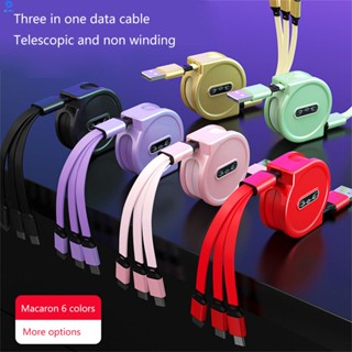 สายชาร์จเร็ว 12w สายชาร์จ Usb Data Cable สำหรับ Android Type-c Ios Data Cable 【bluey】