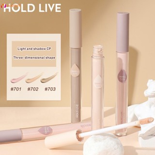 Hold Live คอนซีลเลอร์ Full Coverage Stick Stereo Highlight Pen Liquid Matte Modification Face Tear Groove Brightening Highlight Cream veemm