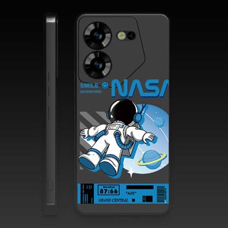 Tecno เคสโทรศัพท์มือถือ ซิลิโคน กันกระแทก ลายนักบินอวกาศ NASA สําหรับ POVA 5 pova5 Astral