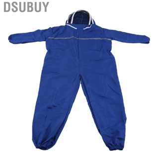 Dsubuy Bee Keeping Suit Beekeeper Protective Right Size Breathable Vision Unaffected Specially Designed Hat Blue for Farming