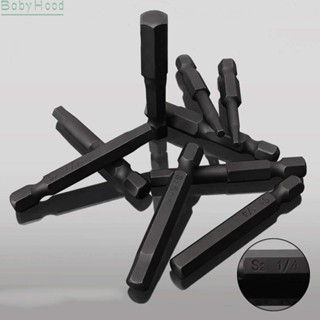 【Big Discounts】Screwdriver 50mm Accessories Bit Set Black Head Hexagon Magnetic Metric#BBHOOD