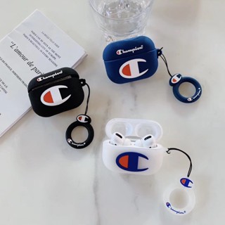 เคสหูฟังบลูทูธไร้สาย ซิลิโคนนิ่ม ลาย champion สําหรับ Apple Airpods Pro 2 Case 3 1