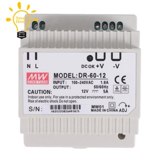 พาวเวอร์ซัพพลายแปลงราง 60w 12v ac dc dr-60-12 12v 60w คุณภาพดี