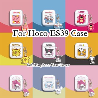 【Yoshida】เคสหูฟัง แบบนิ่ม ลายการ์ตูนผู้หญิงน่ารัก สําหรับ Hoco ES39 Hoco ES39