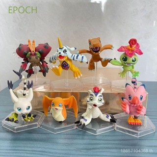 Epoch โมเดลตุ๊กตาฟิกเกอร์ อนิเมะ Digimon Gomamon Tentomon 72S3 UIF1 ของเล่น ของสะสม ของขวัญ สําหรับเด็ก 8 ชิ้น ต่อชุด