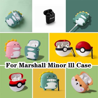 【Case Home】เคสหูฟัง แบบนิ่ม ลายการ์ตูน สําหรับ Marshall Minor III