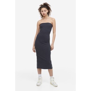 H&amp;M  Woman Jersey bandeau dress 1154466_1