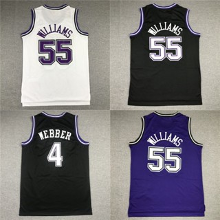 เสื้อกีฬาบาสเก็ตบอล ปักลาย NBA Jersey Kings 55# Williams 4 190483