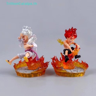 Trillioncatalpa ฟิกเกอร์อนิเมะ One Piece Nika Luffy Gear 5 Q Version