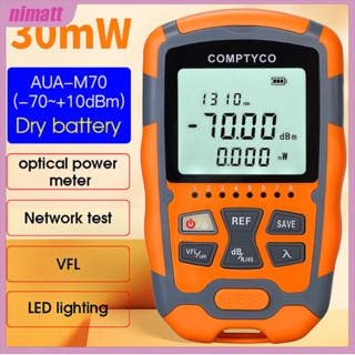 Ni Aua-m70 4-in-1 เครื่องทดสอบสายเคเบิลเครือข่าย Vfl 10 30 mw (ไม่มีแบตเตอรี่แห้ง)