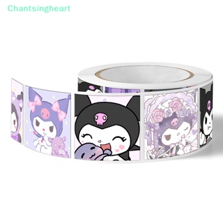 &lt;Chantsingheart&gt; ม้วนเทปสติกเกอร์ ลายการ์ตูนน่ารัก สําหรับตกแต่งสมุดภาพ 500 ชิ้น ต่อม้วน