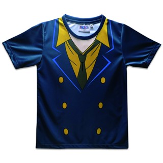 เสื้อเด็กวันพีซ ซันจิ เนื้อผ้ากีฬา (Kids T-Shirt One Piece Cosplay Sanji)