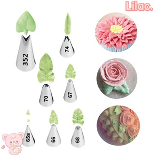 Lilac หัวฉีดไอซิ่ง สําหรับตกแต่งเค้ก เบเกอรี่ DIY 1 ชิ้น 5 ชิ้น 6 ชิ้น