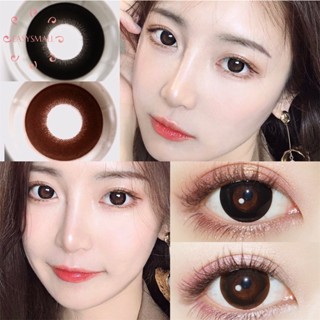 คอนแทคเลนส์ สีน้ําตาลธรรมชาติ ขนาดใหญ่ สําหรับแต่งตา