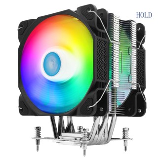 Ace พัดลมระบายความร้อน CPU RGB ท่อทองแดง ประสิทธิภาพสูง สําหรับเมนบอร์ด LGA 775 1156 2 พลังงาน 6 ชิ้น