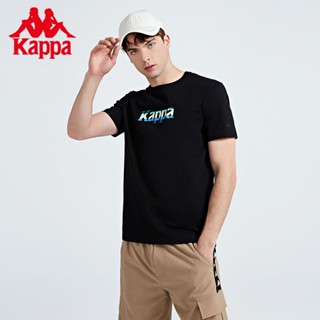 K Kappa เสื้อยืดลําลอง แขนสั้น คอกลม สไตล์สปอร์ต สําหรับผู้ชาย K0C32TD02