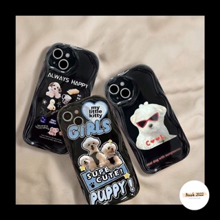 เคสโทรศัพท์มือถือ ขอบโค้ง ลายสุนัขน่ารักมาก 3D สําหรับ Samsung A13 A14 A11 A12 A24 A23 A32 A04 A50 A30s A50s A52 A52s A10s A03s A31 A02s A51 A30 A20 A03 A20s