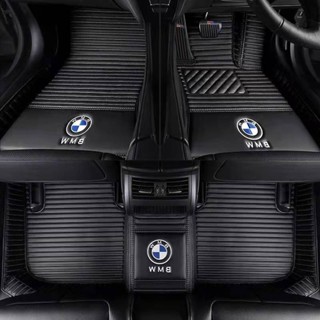 พร้อมส่ง พรมปูพื้นรถยนต์ แบบหนัง กันน้ํา สําหรับ BMW ix ix3 i3 i4 i8