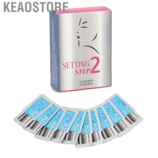 Keaostore Eyelash Perming Fix   Safe Ingredients 10 Bags Lash Lift Styling Agent for Salon Use