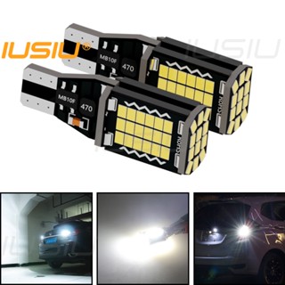 Iusiu ไฟสัญญาณเลี้ยว LED T15 48SMD 1300LM W16W 921 920 912 2016 สีขาว แดง เหลือง สําหรับรถยนต์ รถจักรยานยนต์