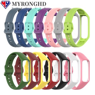 MYRONGOODS สายนาฬิกาข้อมือซิลิโคนนิ่ม หลากสี สําหรับ Samsung Galaxy Fit 2 SM-R220