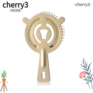 Cherry3 ที่กรองค็อกเทล สเตนเลส 5.7 นิ้ว สีโรสโกลด์ สีทอง 2 ชิ้น