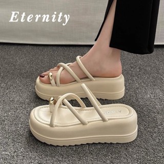 Eternity  รองเท้าส้นสูง สบายๆ แฟชั่น ส้นหนา 2023 ใหม่ 30Z071304 พิเศษ Beautiful ทันสมัย สบาย B28G0Z4 36Z230909