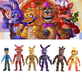 Darnell โมเดลฟิกเกอร์ อนิเมะ Five Nights at Freddys Mask Style FNAF Nightmare Freddy Bear ของเล่นสะสม สําหรับเด็ก