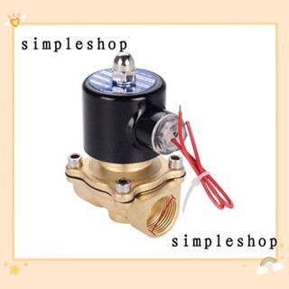 Simple วาล์วโซลินอยด์ ยาง ทองแดง 220V