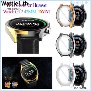 เคส TPU นิ่ม สายรัดข้อมือ สมาร์ทวอทช์ ป้องกันเต็มจอ สําหรับ Huawei Watch GT 2 46 มม. 42 มม.