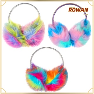 Rowans ที่ครอบหู ผู้หญิง ขนเทียม ใส่สบาย หูฟัง