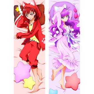 ปลอกหมอนอิง ลายการ์ตูนอนิเมะ KIRAKIRA A LA MODE Kenjo Akira Kotozume Yukari ขนาด 50x150 ซม.