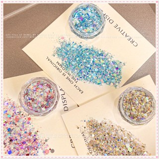 Baoshiman Nail Art เครื่องประดับเลื่อม 1 กล่อง Burst Laser Gradient Glitter Powder ผสมเล็บตกแต่งเล็บเครื่องมือสำหรับร้านเล็บ 27 สี JOYFEEL