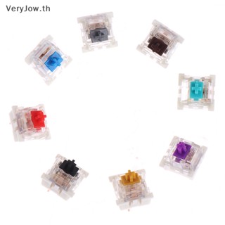 [VeryJow] สวิตช์คีย์บอร์ด 3 pin outemu mx สีดํา สีฟ้า สีน้ําตาล 10 ชิ้น ต่อล็อต [TH]