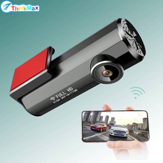 กล้องบันทึกวิดีโอ Wifi Dash Cam 1080p Night Vision Ai ควบคุมด้วยเสียง สําหรับติดรถยนต์