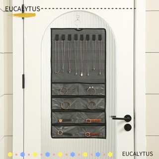 Eutus ที่แขวนเครื่องประดับ สร้อยคอ ต่างหู 2 สี แบบพกพา สองด้าน 2 ชิ้น