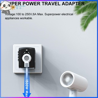 ❉ดีที่สุด❉ อะแดปเตอร์ชาร์จไฟ 100V-250V AC 3 USB และ 1 Type C พอร์ต สําหรับ USA EU UK AU