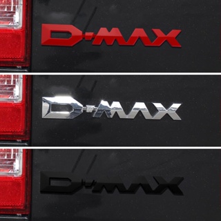 สติกเกอร์โลโก้ ABS ลายตัวอักษร 3D สําหรับติดตกแต่งรถยนต์ Isuzu DMAX D-MAX