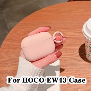 【บูติกดั้งเดิม】สําหรับ Hoco. Ew43 เคสหูฟัง แบบนิ่ม สีพื้น สําหรับ HOCO EW43