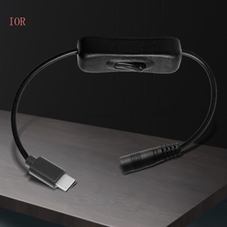 Ior อะแดปเตอร์แปลงชาร์จ USB ตัวผู้ เป็น Micro USB Type C ตัวเมีย ขนาดเล็ก 5x2 1 มม.