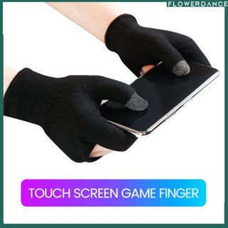 2 pcs Hand Cover Game Controller สำหรับ Pubg Sweat Gaming Finger Thumb Sleeve ถุงมือดอกไม้