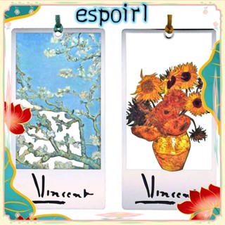 Espo ที่คั่นหนังสือ ลายดอกทานตะวัน โลหะ สําหรับอ่านหนังสือ Van Gogh Apricot