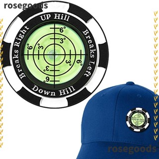 Rosegoods1 เครื่องอ่านลูกกอล์ฟ อัลลอย ทรงกลม ความแม่นยําสูง อุปกรณ์เสริม สําหรับเล่นกอล์ฟ