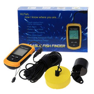 Portable Fish Finder Fish Detector Ultrasonic Sonar Wired And Wireless