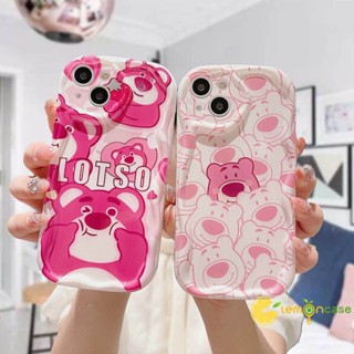 เคสนิ่ม ขอบโค้ง ลายการ์ตูนหมีสตรอเบอร์รี่ 3D สําหรับ Infinix Hot 8 9 20 12 30 10 11 Play 8 Lite 9 PRO 11 Plus 10 Lite 20i 30i Note 12 PRO 12 Turbo G96 Smart 5 7 4 6 Plus 5PRO